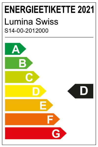 Energie-Label Lumina Swiss LED-Streifen 2m HD+ Bright Warm 24V (Warmweiss, 200 cm, Indoor)