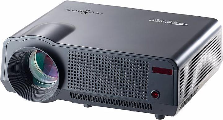 Actual product image SceneLights 2 times: LB-9300.hd LED LCD projector with WXGA resolution