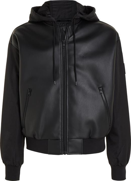 Calvin Klein Jeans Faux Leather Bomber (XL)