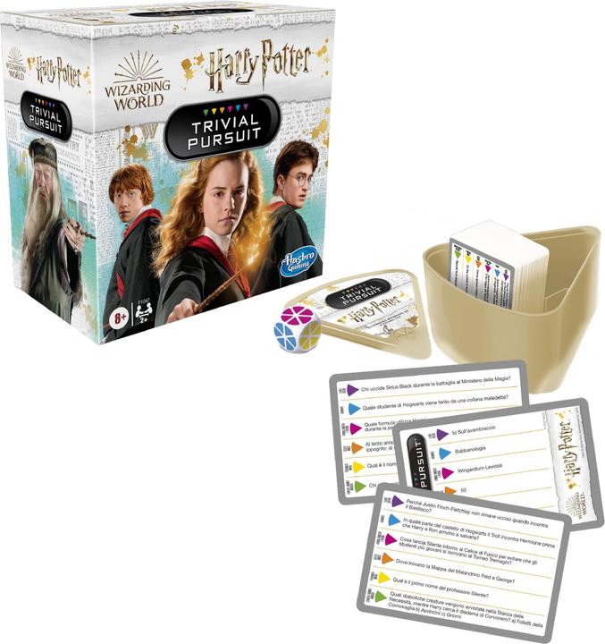 Immagine prodotto Hasbro Gaming Trivial Pursuit Harry Potter (gioco in scatola, Gaming), sfida trivial in versione compatta per 2 o