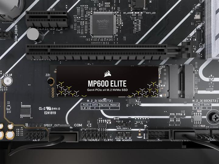 Actual product image Corsair MP600 ELITE 4TB NVMe PCIe M.2 SSD (no heatsink) (4000 GB, M.2 2280)