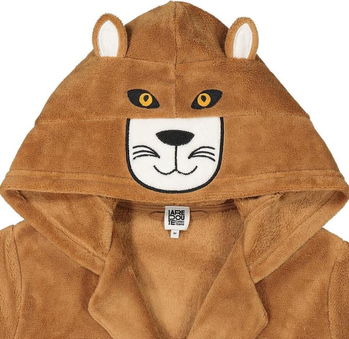 Produktbild La Redoute Collections Fleece-Morgenmantel mit bestickter Kapuze (128)