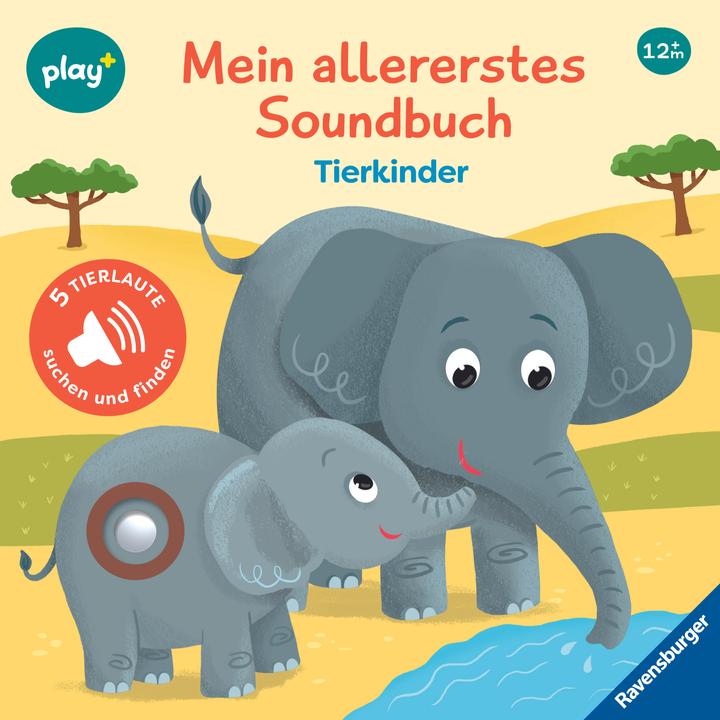 Actual product image Ravensburger Play+ My very first sound book: baby animals (German)