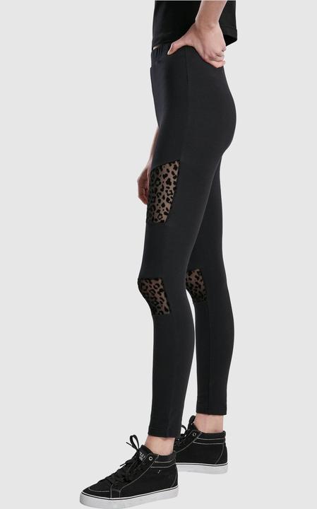 Immagine prodotto Urban Classics Leggings da donna con inserto in pizzo Flock (XL)