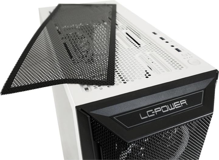 Immagine prodotto LC-Power Housing Gaming 805BW Holo-1 X RGB Nero/Bianco al dettaglio (mATX, Mini-ITX, ATX, E-ATX)