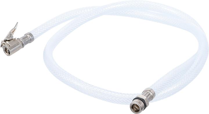 Actual product image BGS Spare Hose with Adaptor for Air Inflators 1 m