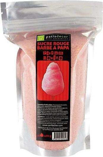 Produktbild Patisdécor Zubereitung von Zuckerwatte - Kirsche(400g) (400 g)