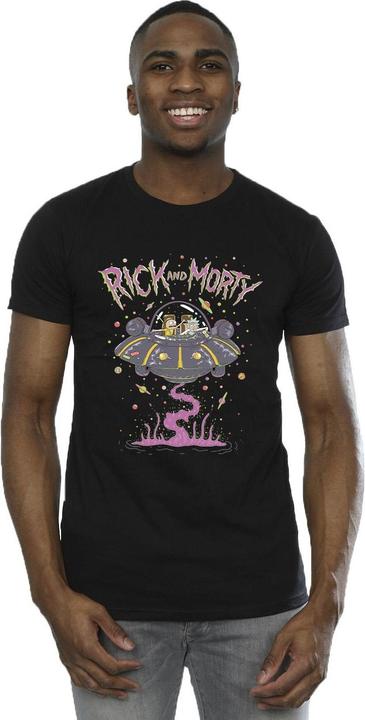 Immagine prodotto Rick And Morty Pink Spaceship Maglietta Uomo (3XL)
