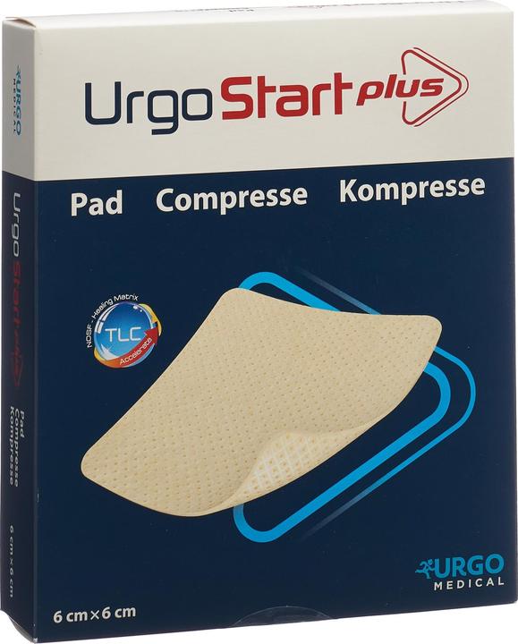Urgo Plus Kompresse Polyacrylatwundauflage mit mikroadhäsiver TLC-NOSF-Wundheilungsmatrix (669.93 ml)