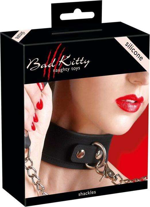 Produktbild Bad Kitty Silikon Halsband mit Leine