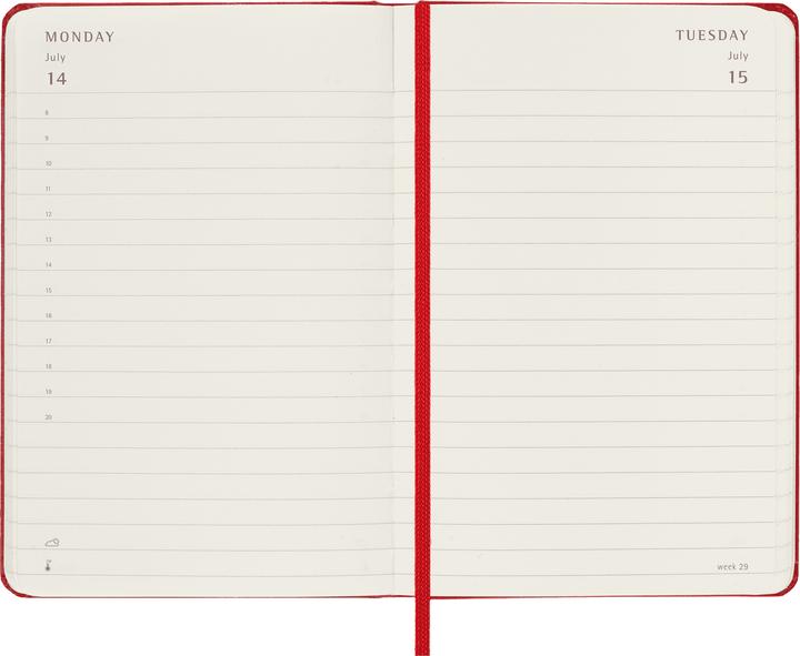 Produktbild Moleskine Tageskalender (A6, Pocket, Englisch)