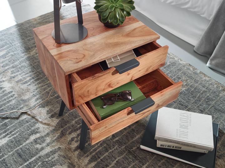 Image du produit Wohnling Console de nuit (47 x 35 x 65 cm)