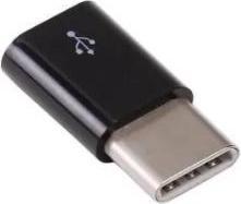 Raspberry Pi USB-MICRO B TO USB-C ADAPTER BLACK - Micro USB auf USB C Adapter, Schwarz (USB 4.0)