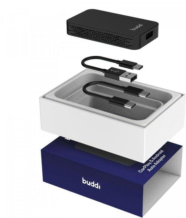 Immagine prodotto Buddi Play 2 Bluetooth Adapter Apple Carplay & Android Auto (Ricevitore)