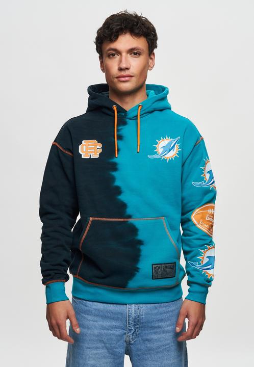 Produktbild Recovered Re:covered Fleece Hoody - INK DYE Miami Dolphins - XL (XL)
