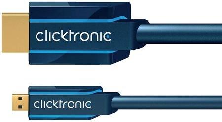 Productafbeelding clicktronic micro HDMI (Type D) - HDMI (Type A) (2 m, HDMI)