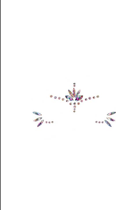 Actual product image Shots Dazzling Eye Contact Bling Sticker