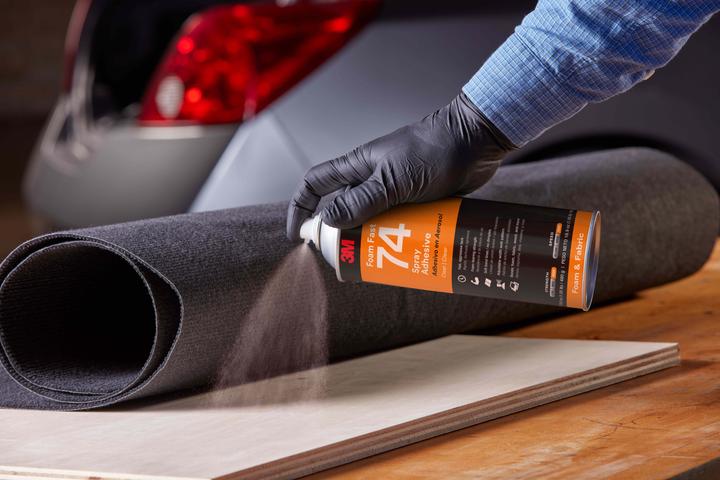 Immagine prodotto 3M Scotch-Weld 74 Adesivo spray arancione, lattina 500 ml (520 g, 500 ml)