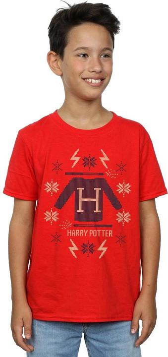 Actual product image Boys Christmas Knit T-Shirt (116)