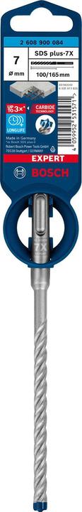 Image du produit Bosch Professional Zubehör Foret marteau EXPERT SDS plus-7X, 7 x 100 x 165 mm (7 mm)