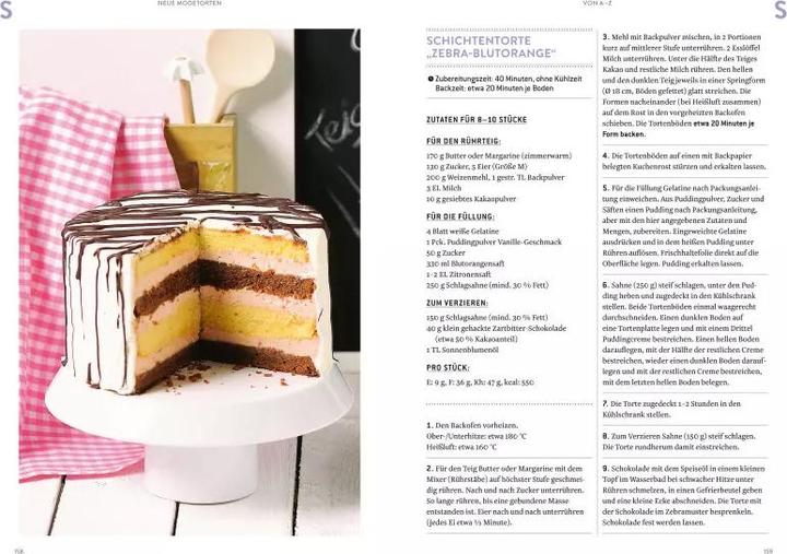 Produktbild Dr. Oetker Neue Modetorten von A-Z (Deutsch, Dr. Oetker, 2017)