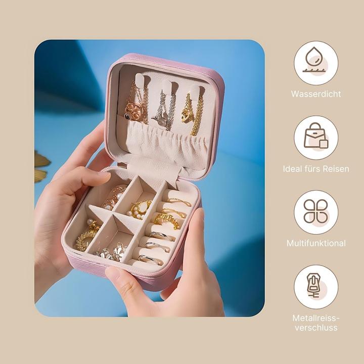 Produktbild Hermex Reise-Schmuckkästchen Schmucketui Schmuckschatulle Travel Jewelry Box