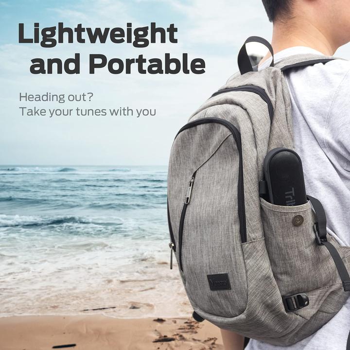 Image du produit Tribit XSound Go étanche, autonomie de 24h, noir (24 h, Fonctionnement sur piles)