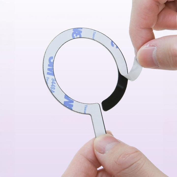 Image du produit Tech-Protect MagSafe MetalRing universal magnetic - noir / argent (2 pcs)
