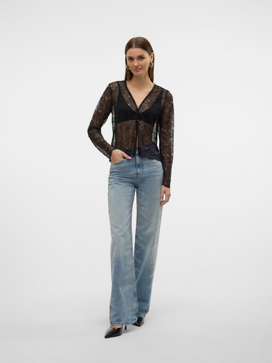 Image du produit Vero Moda VMTESSA Hohe Taille Weiter Beinschnitt Jeans Weit geschnitten (W31/L32)