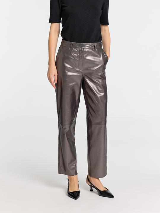 Actual product image Selected Femme Slfcora Mw Leather Pant (42)