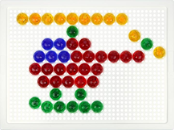 Immagine prodotto Magni 35622 - Set di giochi a incastro per mosaico, mosaico a incastro con 80 tasselli trasparenti