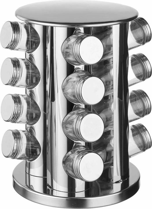 Actual product image 5Five Rotating stainless steel spice rack - 16 jars