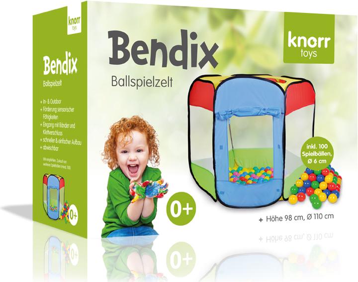 Immagine prodotto Knorrtoys Spielzelt - "Bendix"/inkl. 100 balls