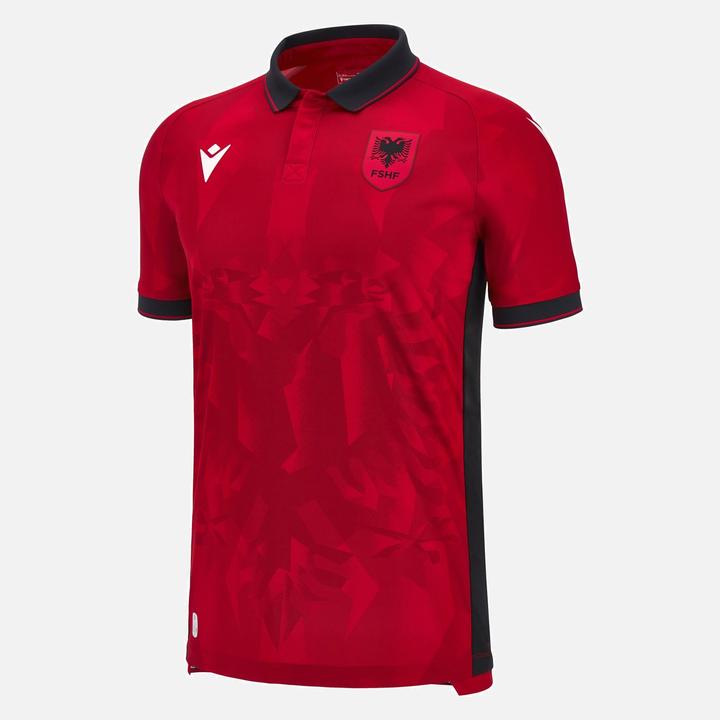 Macron Albania Home EM Jersey