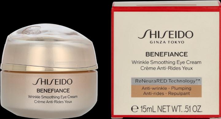 Produktbild Shiseido Benefiance Wrinkle Smoothing Eye Crème (Crème, 15 ml, Tag + Nacht)