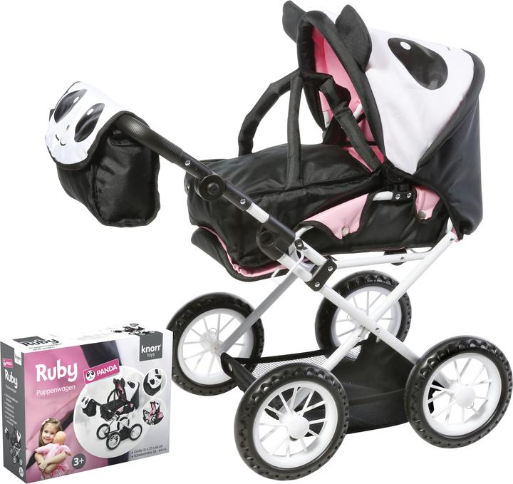 Knorrtoys Puppenwagen Ruby - "Panda"