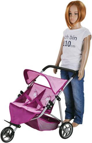 Produktbild Knorrtoys Zwillingspuppenwagen Duo - UMA.Das Einhorn