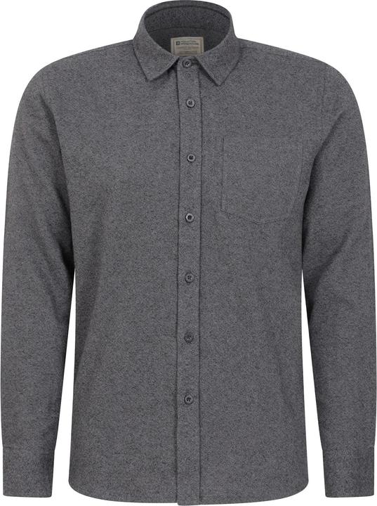 Actual product image Mountain Warehouse Mens Bamford Melange Shirt (XS)