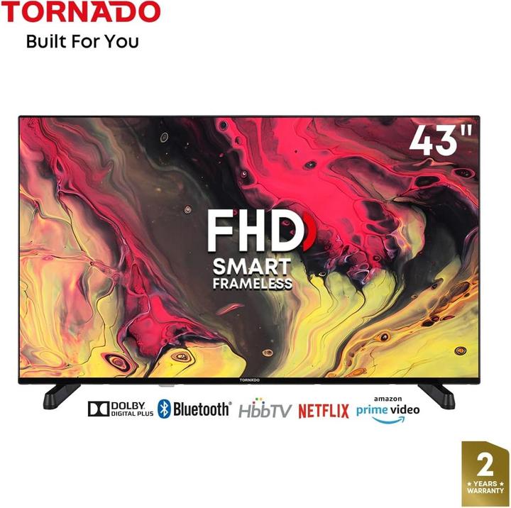 Image du produit Tornado LED-TV Smart 45ES4301X, 109 cm (43"), EEK: E, Full-HD Frameless Linux (43", LED, Full HD)