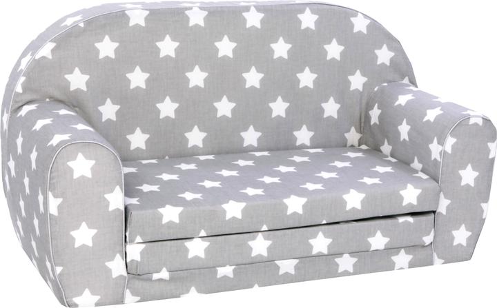 Kindersofa - "Grey white stars" (Kindersofa)