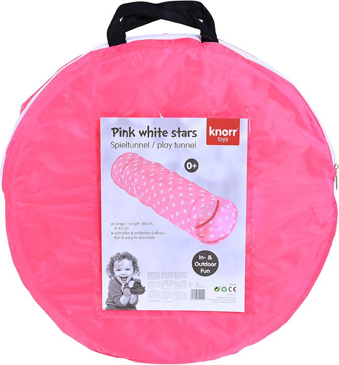 Produktbild Knorrtoys Spieltunnel "Pink white stars"