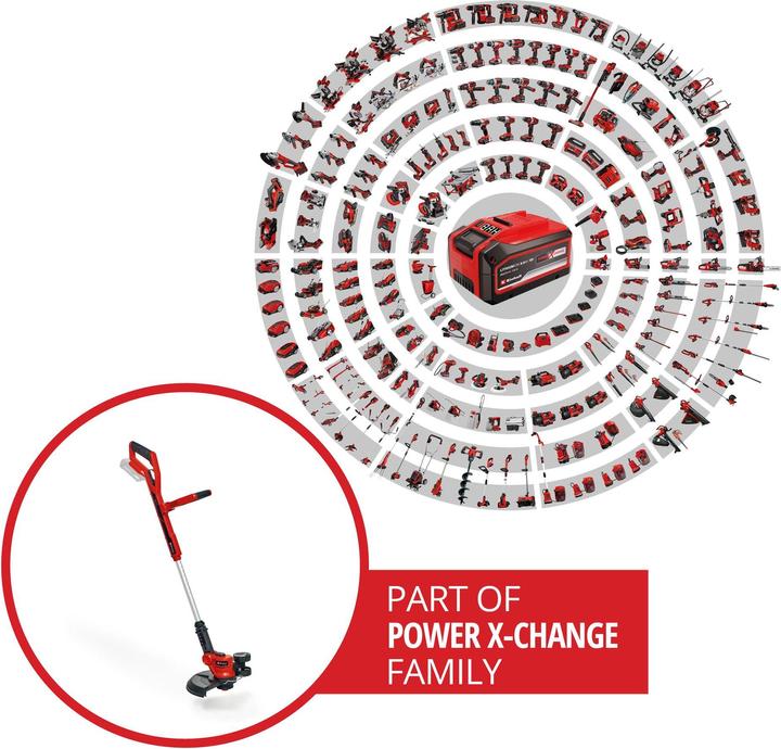 Image du produit Einhell Coupe-bordures sans fil GE-CT 18/30 Li Solo (Fils coupe-herbe)