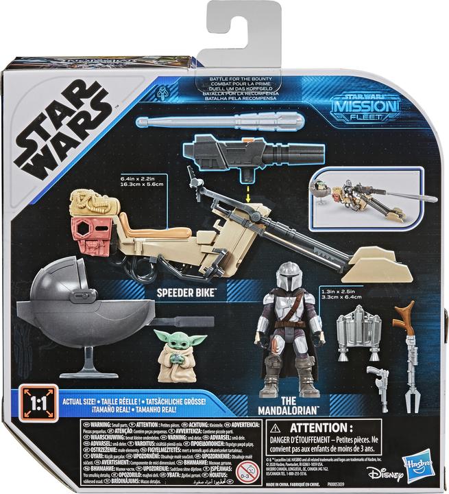 Produktbild Hasbro Star Wars Mission Fleet- Der Mandalorianer Kind Duell um das Kopfgeld