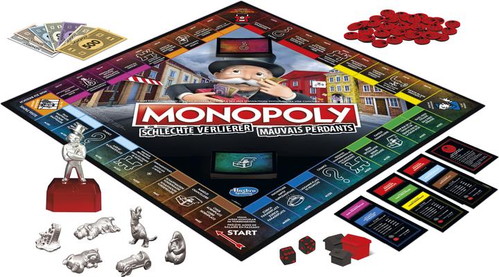 Image du produit Monopoly Un monopole pour les mauvais perdants (Allemand, Français, Italien)