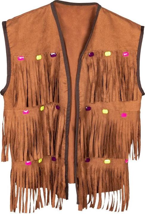 Actual product image Boland Hippie fringe vest (M, L)