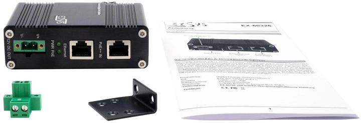 Immagine prodotto Exsys Splitter industriale PoE++ Gigabit 36W (Splitter PoE)