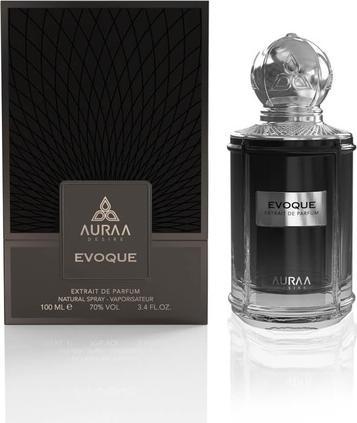 Actual product image Auraa Desire Evoque Extrait Perfume 100ml by Cardamom Bergamot Plum Scent for Men and Women (Eau de parfum, 100 ml)