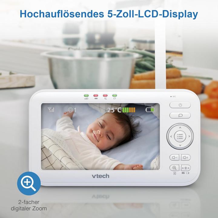 Produktbild VTech VM 5252 Babyphon/Monitor (Babyphone mit Kamera, 300 m)