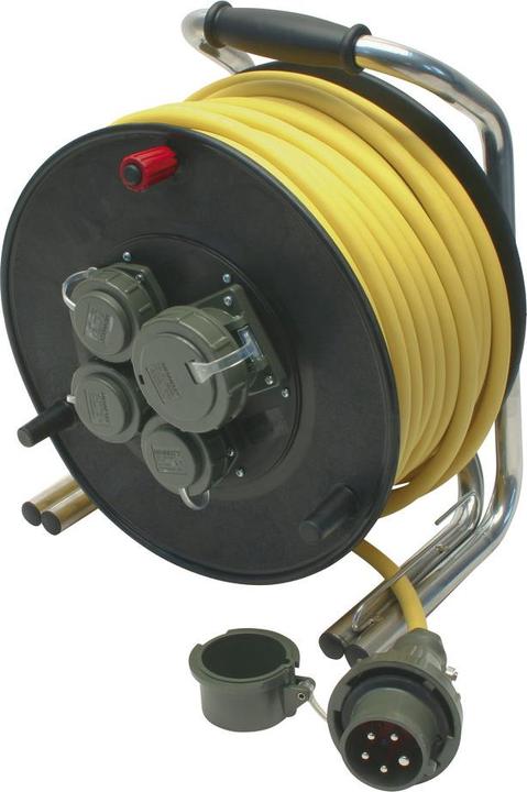 Produktbild Dönges Leitungsroller Feuerwehr, DIN 14680, 230 V/400 V, 16 A (50 m)