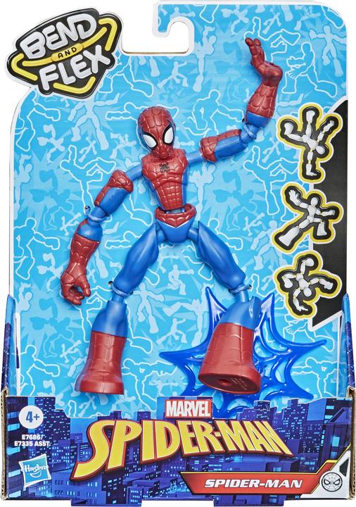 Actual product image Hasbro Avengers Bend And Flex Spider Man